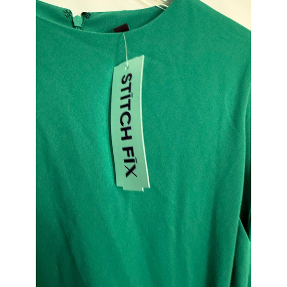 NEW Donna Karan Women's Green Cora Fitted Dress Size 4 - Picture 10 of 11